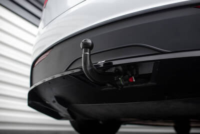 Splitter posteriore centrale (con barre verticali) Tesla Model X Mk1 Facelift