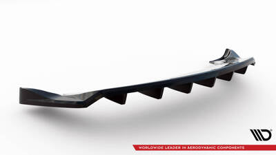 Splitter posteriore centrale (con barre verticali) Tesla Model X Mk1 Facelift