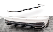Carica l&#39;immagine nel visualizzatore di Gallery, Splitter posteriore centrale (con barre verticali) V.1 Audi A4 S-Line B9 Facelift