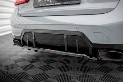 Splitter posteriore centrale (con barre verticali) V.1 BMW M340i G20 / G21 Facelift