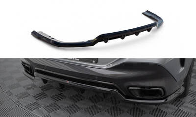 Splitter posteriore centrale (con barre verticali) V.1 BMW X6 M-Pack G06 Facelift