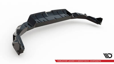 Splitter posteriore centrale (con barre verticali) V.1 + Flaps Toyota GR86 Mk1