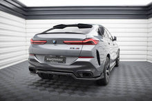 Load image into Gallery viewer, Splitter posteriore centrale (con barre verticali) V.2 BMW X6 M-Pack G06 Facelift