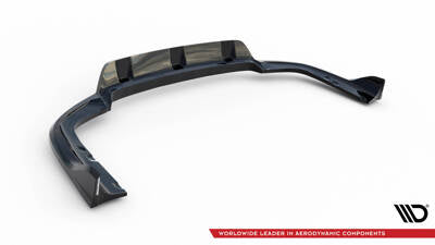 Splitter posteriore centrale (con barre verticali) V.2 BMW X6 M-Pack G06 Facelift