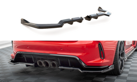 Splitter posteriore centrale (con barre verticali) V.2 Honda Civic Type-R Mk11 FL5