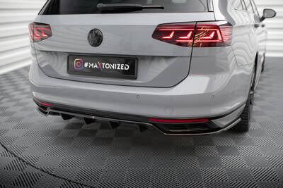 Splitter posteriore centrale (con barre verticali) Volkswagen Passat R-Line B8 Facelift