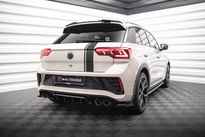 Splitter posteriore centrale (con barre verticali) Volkswagen T-Roc R Mk1 Facelift