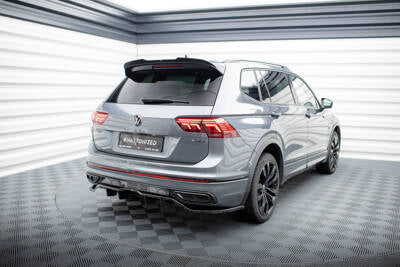 Splitter posteriore centrale (con barre verticali) Volkswagen Tiguan Allspace R-Line Mk2 Facelift