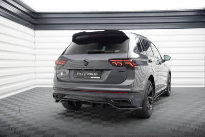 Splitter posteriore centrale (con barre verticali) Volkswagen Tiguan R-Line Mk2 Facelift