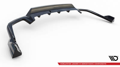 Splitter posteriore centrale (con barre verticali) Volvo XC60 R-Design Mk2 Facelift