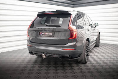 Splitter posteriore centrale (con barre verticali) Volvo XC90 R-Design Mk2 Facelift