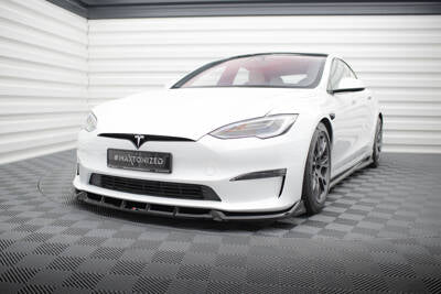 Lip Anteriore V.1 Tesla Model S Plaid Mk1 Facelift