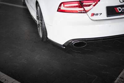 Splitter laterali posteriori V.2 Audi RS7 C7 Facelift