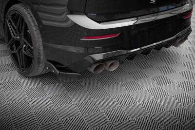 Splitter laterali posteriori V.5 + Flaps Volkswagen Golf R Mk8