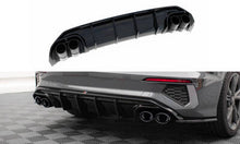 Carica l&#39;immagine nel visualizzatore di Gallery, Diffusore posteriore + imitazione terminali di scarico Audi A3 S-Line Sedan 8Y