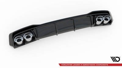 Diffusore posteriore + imitazione terminali di scarico Audi A7 C8 S-Line