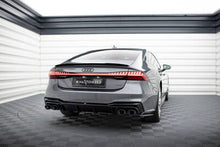 Carica l&#39;immagine nel visualizzatore di Gallery, Diffusore posteriore + imitazione terminali di scarico Audi A7 C8 S-Line