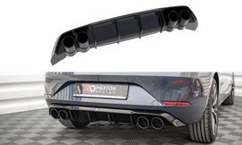 Diffusore posteriore + imitazione terminali di scarico Seat Leon FR Hatchback Mk4