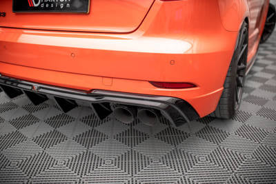 Diffusore Posteriore + Scarico Sportivo Milltek Audi RS3 Sportback 8V Facelift