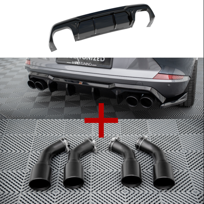 Diffusore Posteriore V.3 + Finali di scarico Cupra Formentor VZ Mk1