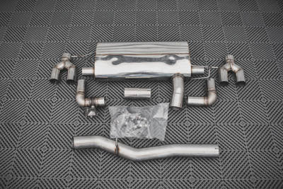 Diffusore Posteriore V.3 + Scarico Sportivo Milltek BMW Serie 1 F40 M-Pack/ M135i