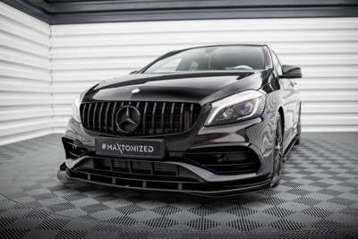 Lip Anteriore Street Pro + Flaps Mercedes-Benz Classe A AMG-Line W176 Facelift