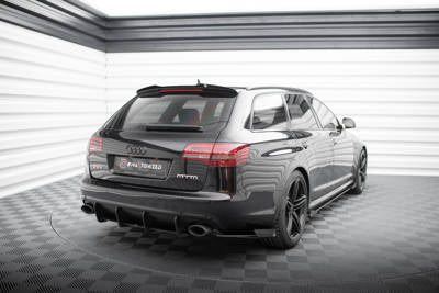 Splitter laterali posteriori Street Pro + Flaps Audi RS6 Avant C6