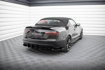 Splitter laterali posteriori Street Pro + Flaps Audi S5 / A5 S-Line Coupe / Cabriolet 8T