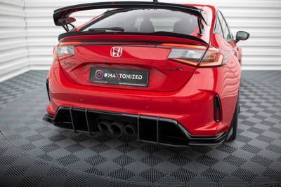 Splitter laterali posteriori Street Pro + Flaps Honda Civic Type-R Mk11 FL5