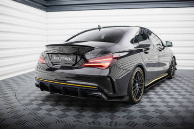 Splitter laterali posteriori Street Pro + Flaps Mercedes-AMG CLA 45 C117 Facelift