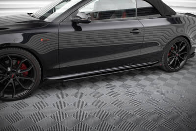 Diffusori Sotto minigonne Street Pro + Flaps Audi A5 / A5 S-Line / S5 Coupe / Cabrio 8T / 8T Facelift