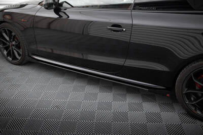 Diffusori Sotto minigonne Street Pro + Flaps Audi A5 / A5 S-Line / S5 Coupe / Cabrio 8T / 8T Facelift