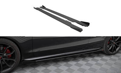 Diffusori Sotto minigonne Street Pro + Flaps Audi A5 / A5 S-Line / S5 Coupe / Cabrio 8T / 8T Facelift