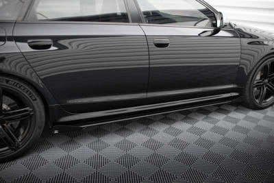 Diffusori Sotto minigonne Street Pro + Flaps Audi RS6 Avant C6