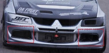 Carica l&#39;immagine nel visualizzatore di Gallery, Mitsubishi Lancer Evo VIII 02/- Prese d&#39;aria aspirazione paraurti anteriore