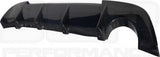 Mitsubishi Lancer Evo IX 06/- Diffusore paraurti posteriore in Carbonio