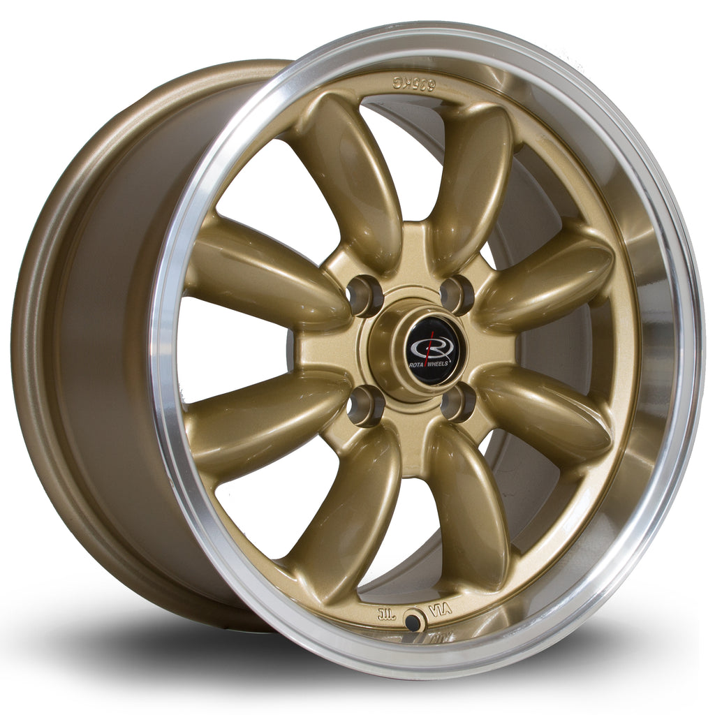 Cerchio in Lega Rota RB 15x8 4x100 ET30 Gold