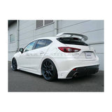 Spoiler Posteriore Nero in Plastica ABS Mazda 3 BM BN