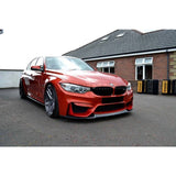 CarbonWorks Lip Paraurti Anteriore CS-2 Style in Carbonio BMW Serie 3 F30 F80,Serie 4 F32 F82 F33 F83