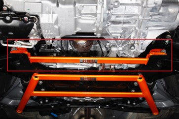 Front lower tie bar-2 point Ford Focus Mk2/Mk3 & Mazda 3 BL - em-power.it
