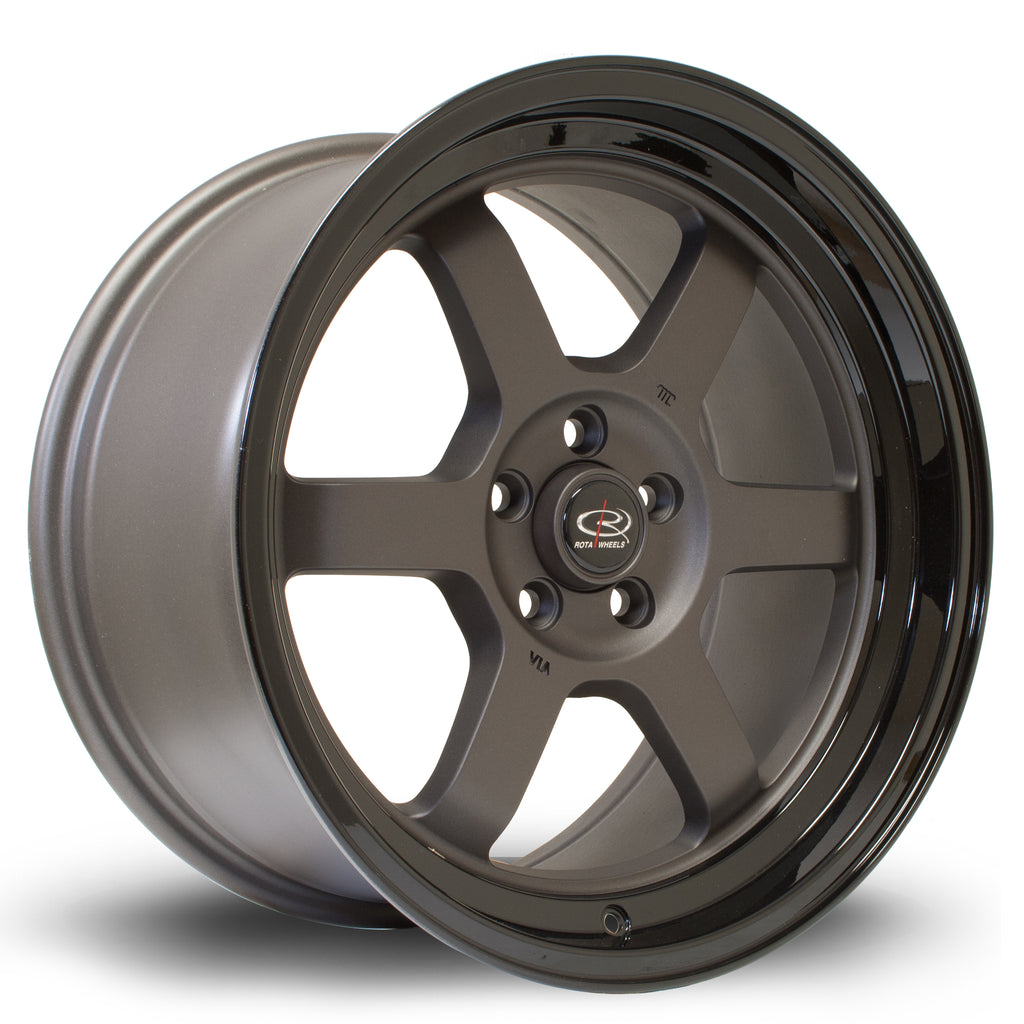 Cerchio in Lega Rota Grid V 17x9 5x100 ET42 Gunmetal