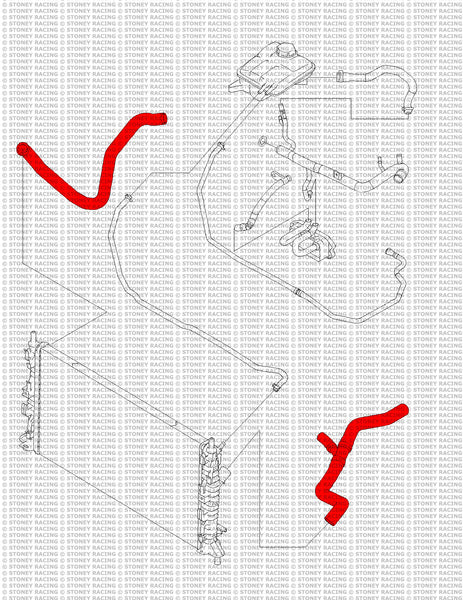 Ford Focus MK2 ST 225 Kit tubi silicone radiatore
