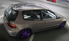 Carica l&#39;immagine nel visualizzatore di Gallery, Spoiler posteriore Full Carbon SPOON Style Honda Civic EG con alloggiamento 3 stop