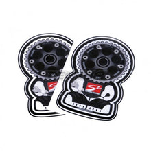 Carica l&#39;immagine nel visualizzatore di Gallery, SKUNK2 GEAR HEADZ DECAL KIT BLACK