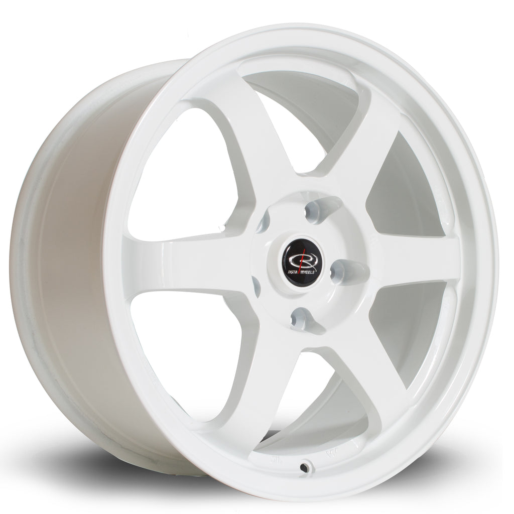 Cerchio in Lega Rota Grid 17x8 5x110 ET35 White