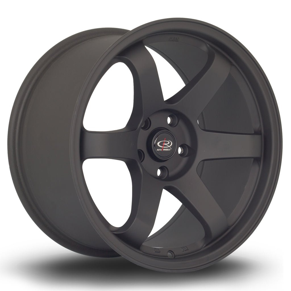 Cerchio in Lega Rota Grid 18x10 5x114.3 ET15 Flat Black