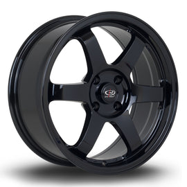 Cerchio in Lega Rota Grid2 17x7.5 4x108 ET25 Gloss Black