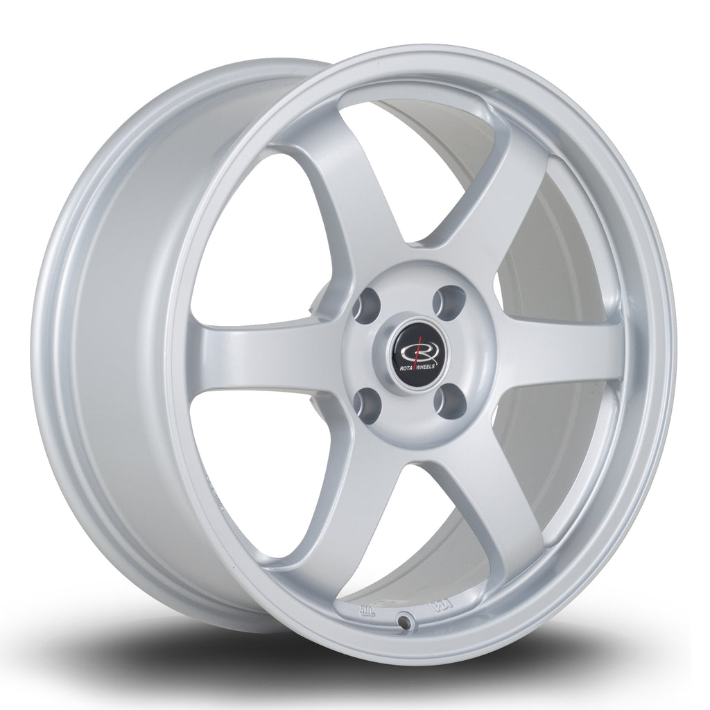 Cerchio in Lega Rota Grid2 17x7.5 4x108 ET25 Silver