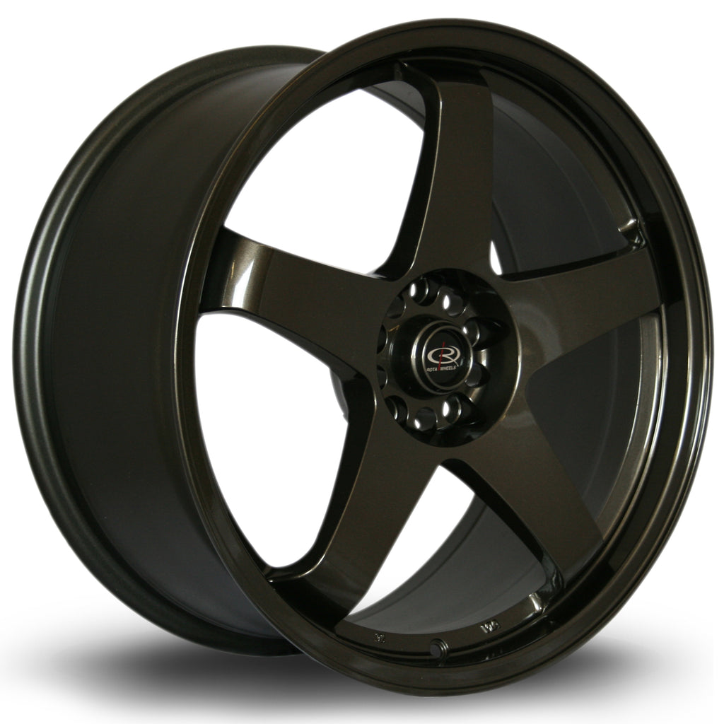 Cerchio in Lega Rota GTR 19x9 5x114.3 ET20 Gunmetal