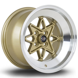 Cerchio in Lega Rota Hachi 15x9 4x100 ET0 Gold